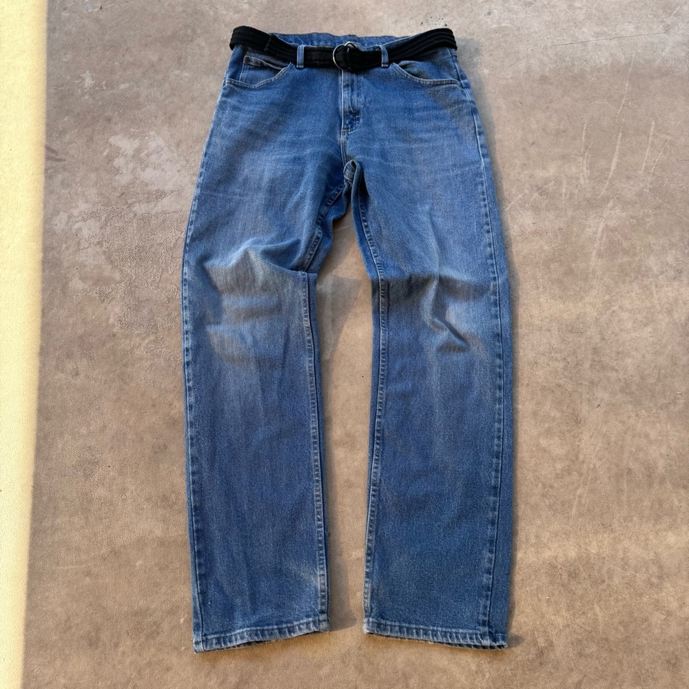 Classic Men's Blue Denim Jeans